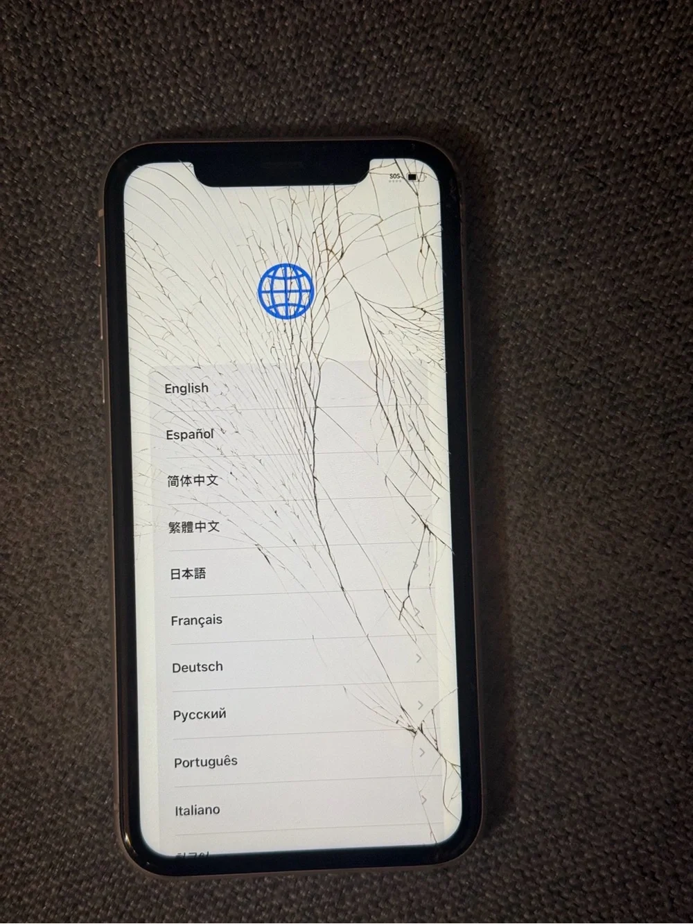 Unlocked Apple iPhone XR 64GB | 87% Battery | Face ID Works | Smashed Glass